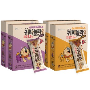 수제 영양간식 귀리놀라바 2종 단호박+고구마 크런치바 단백질바 28g, 40개