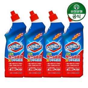 [유한락스] [유한양행] 노즐타입 욕실 변기 세정제 755ml x 4개