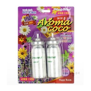 터치필 방향제 리필 13ml 2P 아로마 향 분사기세트 화장실, 라벤더향 13ml 2P