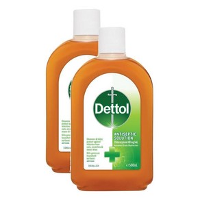 데톨 오리지널 액상 살균 소독제 Dettol Oiginal Liquid Antiseptic Disinfectant 500ml 2개