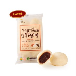 [밀바람푸드] 이옥래 전통 안흥찐빵 단팥, 20개, 50g