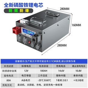 인산철 파워뱅크 대용량 배터리 캠핑카 12v24v 100AH 200AH, 1개, 1개입