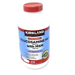 KIRKLAND 커클랜드 시그니처 글루코사민 MSM 375정, 1개