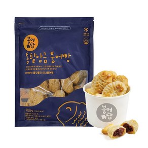 [붕어당] 호떡당이 만든 통팥앙금 미니붕어빵, 750g, 1개