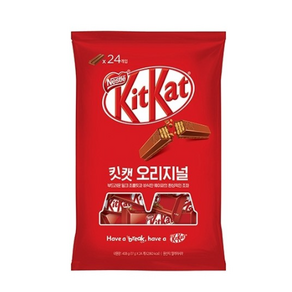 KitKat 오리지널 밀크초콜릿 24p, 408g, 2개