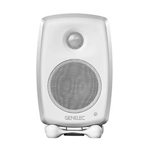 Genelec 제네 렉 G One 홈 오디오 용 액티브 스피커 (1 개) (화이트)