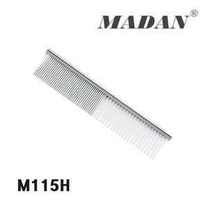 MADAN 마단 미니콤 M115H 소형 얼굴빗, 1개, Silve