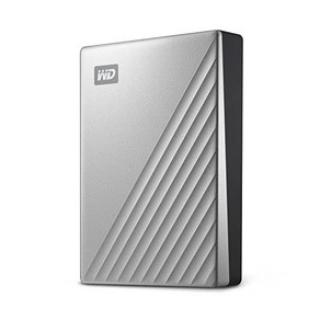 Western Digital 웨스턴 디지털 WD 5TB My Passport Ultra for 실버 휴대용 외장 하드 드라이브 HDD USB-C 및 USB 3.1 - WDBPMV