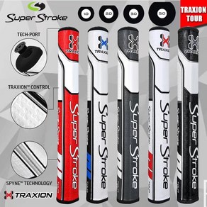 Traxion Super Stroke 투어 5.0 레드 퍼터 그립 안정적인 그립감