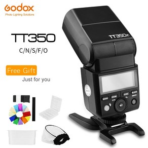 Godox 미니 스피드라이트 TT350 카메라 플래시 TTL HSS 캐논 니콘 소니 후지 올림푸스용 TT350C TT350N TT350S TT350F TT350O TT, 5)TT350N fo Nikon, 1개