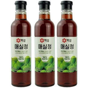 코스트코 백설 국산 매실청 1025g x 3병, 1.025kg, 3개