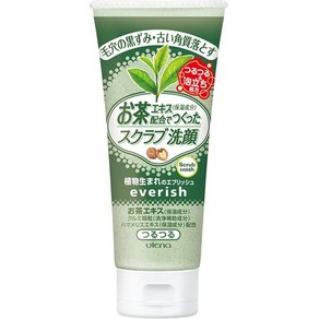 일본직발송 6. ウテナ EVERISH (에브리쉬) 차 스크럽 세안 130G B007P0DGO0, One Size_One Colo