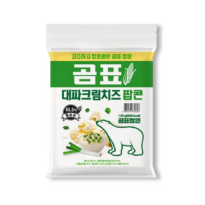 곰표 팝콘 대파크림치즈 팝콘, 5개, 125g