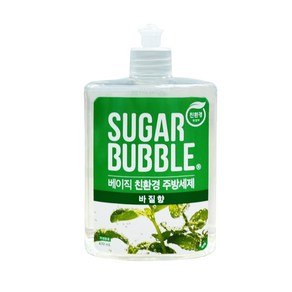 슈가버블 친환경 에코 주방세제 바질 470ml, 1개