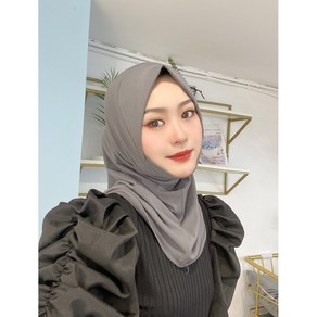 히잡 실크스카프 무슬림 아랍 패션 hijab 커버 밸리소품 터번