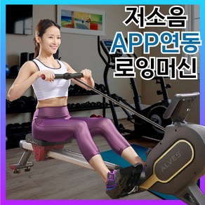 링크로잉 앱연동 로잉머신 유산소 전신 홈트 저소음 조정 운동기구