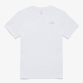 [백화점정품] 노스페이스 반팔 티셔츠 [ 공식] NT7UR30B 여성 코튼 베이직 티셔츠_OFF WHITE 기능성 등산