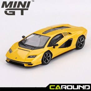 미니지티(733) 1:64 람보르기니 쿤타치 LPI 800-4 New Giallo Orion