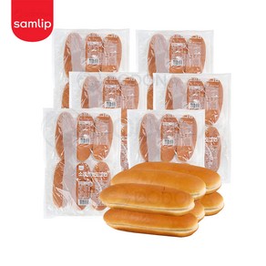 [도도나몰] 삼립 냉동 소프트 핫도그 번, 6개, 300g