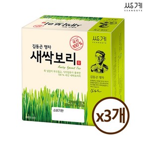 쌍계명차 김동곤명인 새싹보리차 40티백x3개, 700mg, 40개입, 3개