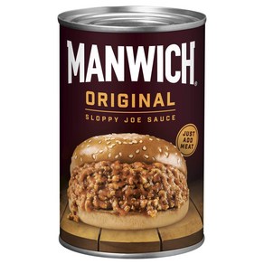 Manwich Original Sloppy Joe Sauce Canned Sauce 15 oz. 맨위치 오리지널 슬로피 조 소스 통조림 소스 15온스