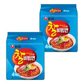 농심 찰비빔면 130g X 8봉