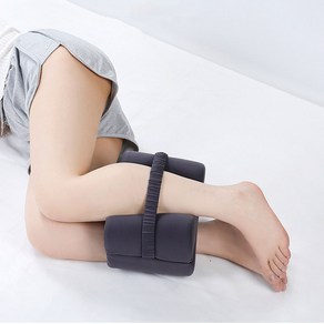 유스몰 프리미엄 다용도 다리베개 다리쿠션 무릎 발 옆으로 자는 베개, 블랙