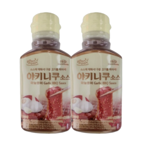 푼푼 야키니쿠소스 마늘풍미, 2개, 240g