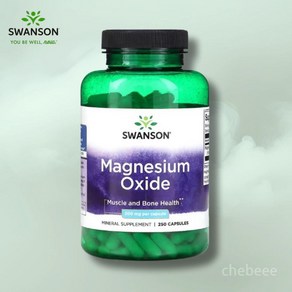 스완슨 산화 마그네슘 400mg 250캡슐 Magnesium, 1개, 250정