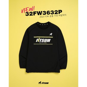 핏섬 Fitsum 32FW3632P 기모 바람막이 남여공용 배드민턴 복 탁구 스쿼시 테니스의류