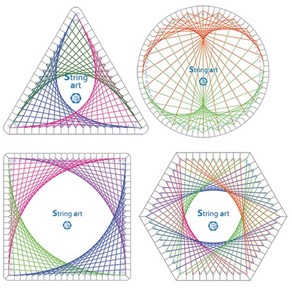 스트링아트(스트링 매쓰) 4종