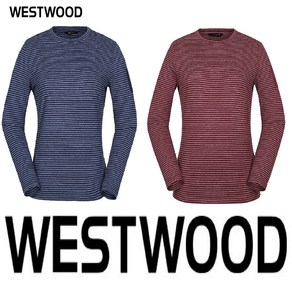 웨스트우드 WESTWOOD 스트라이프 라운드 티셔츠 M3/404