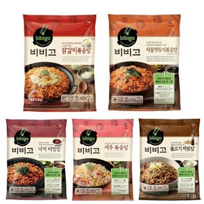 비비고 볶음밥 5종 닭갈비+깍두기+새우+낙지+불고기 (리뉴얼제품설명필독요망), 1개