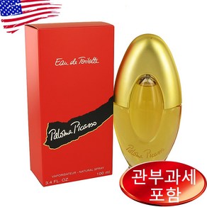 Paloma Picasso 3.4 oz EDT WOMEN 팔로마 피카소, 1개, 100ml