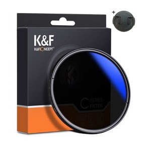 K&F Concept 67mm ND2-400 가변 HMC ND 필터 (캡포함) Japan AGC Glass Blue-Coated Fader ND2-ND400 Filter +Cap