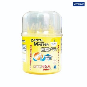 덴탈마스터 S 케이스형 치간칫솔 1.0mm 솔모 65개입, 1개