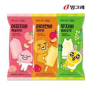 빙그레 카카오프렌즈 무지10개+어피치10개+라이언10개 한세트 아이스크림, 30개, 70ml