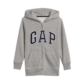 GAP 남아용 로고 후디 지퍼 스웨트셔츠 블루 갤럭시 L US