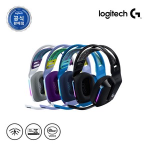 로지텍코리아 G733 LIGHTSPEED 7.1ch 무선 게이밍 헤드셋 초경량 무게 BLUE VOCE 마이크, G733 블랙, 1개