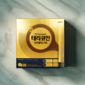 테라큐민 슈퍼플러스 100 60포 수용성 커큐민 100mg+비타민C, 1세트, 100mg, 60정