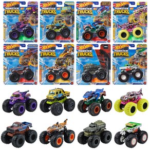 Wheels) 1:64 BOX 984D-FYJ44 핫 휠(Hot 몬스터 트럭 어소트 [미니카 8대들이 판매], 1개, 상세페이지 참조