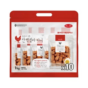 바우와우 오븐에 구운 단백질바 애견용 100g x 10팩 / 애견 간식, 10개