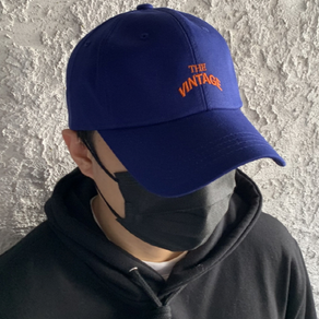 헬린이상점 빈티지 로고 빅사이즈 대두 볼캡 모자