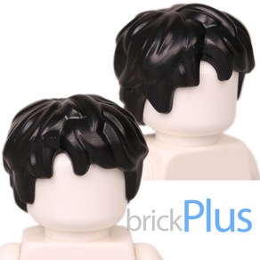 레고 부품 어린 해리포터 헤어 더벅머리 Black Minifig Hai Thick and Messy 6233922 36762, 1개