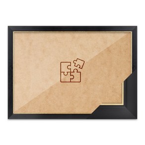 퍼즐액자 18.2x25.7 고급형 슬림 엣지블랙, 1개