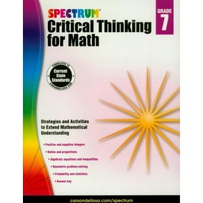 Spectrum Critical Thinking for Math Grade 7