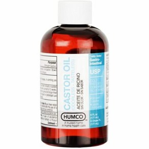 HUMCO 식용 캐스터오일 피마자유 177ml CASTOR OIL