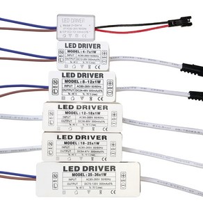 led드라이버 1w 7w 15w 18w 24w 36w 전원 공급 장치 led, 1-3w, 1개