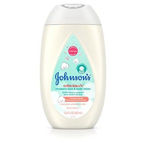 Johnson's Baby Cotton Touch Newborn Face and Body Lotion 13.6 Fluid Ounce Johnson's 베이비 코튼 터치 신생아