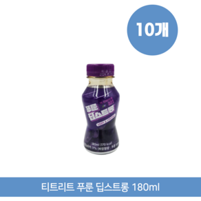 티트리트 푸룬 딥스트롱 소르비톨 첨가 락툴로오스 식이섬유 변비, 10개, 180ml